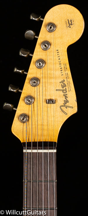 Fender Custom Shop Masterbuilt Andy Hicks True '62 Strat Journeyman Relic 3-Tone Sunburst Brazilian (034)