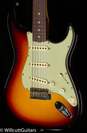 Fender Custom Shop Willcutt True '62 Stratocaster Journeyman Relic 3-Color Sunburst Large C (150)