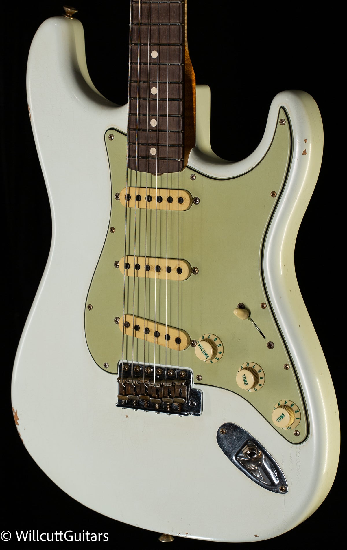 Fender Custom Shop Masterbuilt Andy Hicks True '62 Strat Journeyman Olympic White Brazilian 59 C  (230)