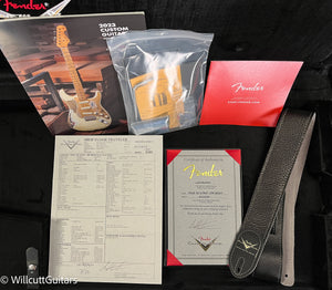 Fender Custom Shop Masterbuilt Andy Hicks True '62 Strat Journeyman Olympic White Brazilian 59 C  (230)