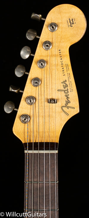 Fender Custom Shop Masterbuilt Andy Hicks True '62 Strat Journeyman Relic 3-Tone Sunburst Brazilian (366)