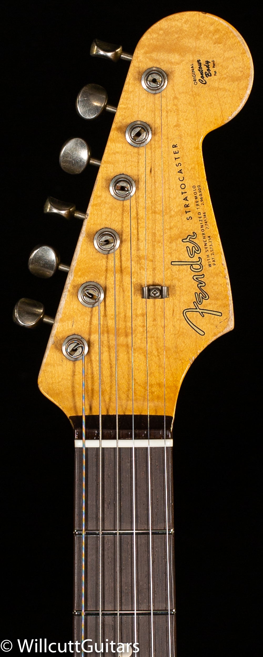 Fender Custom Shop Masterbuilt Andy Hicks True '62 Strat Journeyman Black Brazilian 59 C (459)