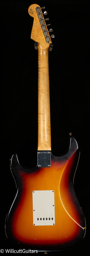 Fender Custom Shop Masterbuilt Greg Fessler True '62 Strat Journeyman Relic 3-Tone Sunburst 59 C  (557)
