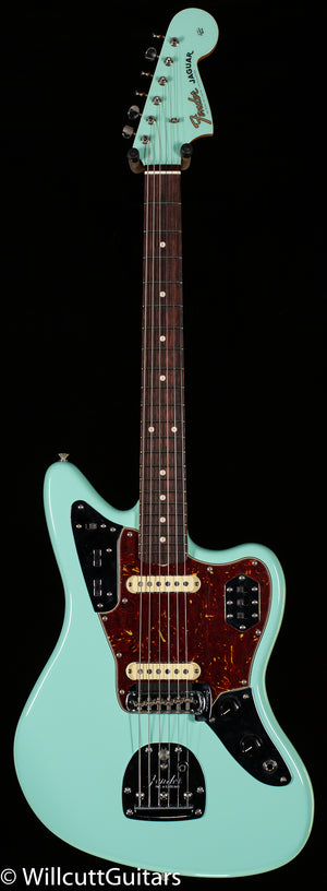 Fender Custom Shop 1962 Jaguar Time Capsule Finish Painted Head Cap Surf Green (820)