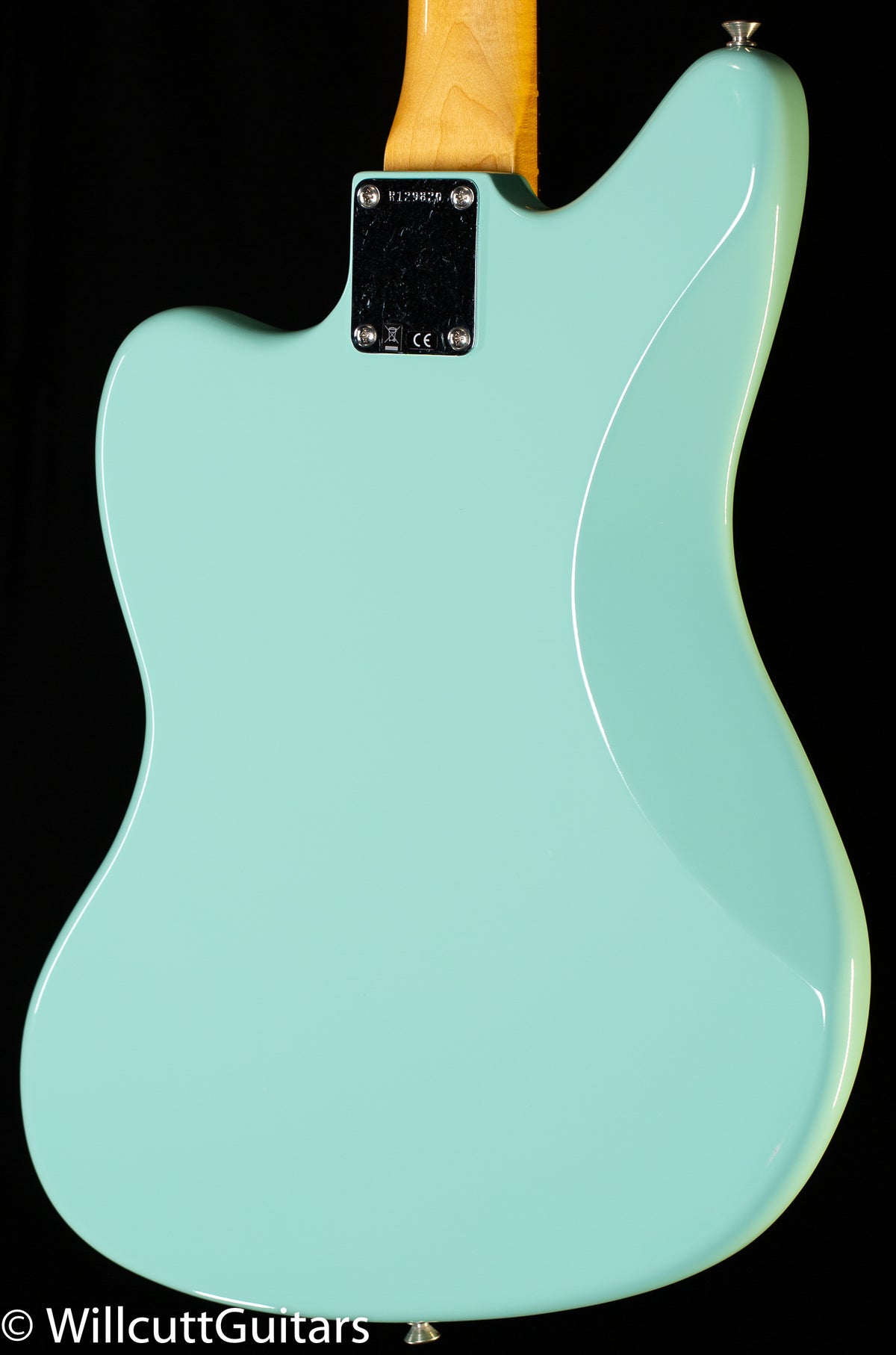 Fender Custom Shop 1962 Jaguar Time Capsule Finish Painted Head Cap Surf Green (820)