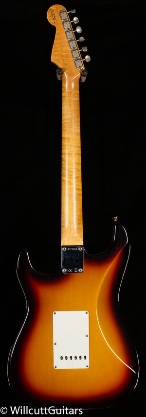 Fender Custom Shop Willcutt True '62 Stratocaster Journeyman Relic 3-Tone Sunburst 60s Oval C (868)