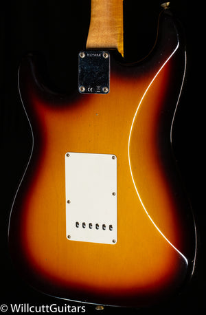 Fender Custom Shop Willcutt True '62 Stratocaster Journeyman Relic 3-Tone Sunburst 60s Oval C (868)