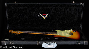Fender Custom Shop Willcutt True '62 Stratocaster Journeyman Relic 3-Tone Sunburst 60s Oval C (868)