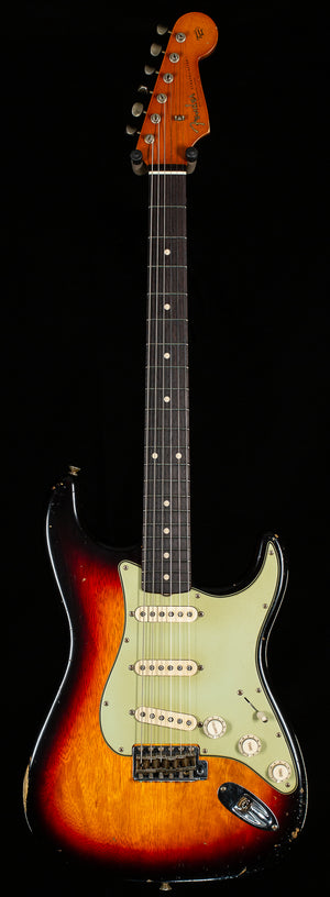 Fender Custom Shop Masterbuilt Levi Perry 60's Korina Strat Journeyman Relic 3-Tone Sunburst (877)