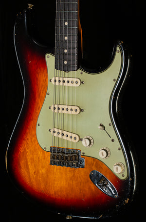 Fender Custom Shop Masterbuilt Levi Perry 60's Korina Strat Journeyman Relic 3-Tone Sunburst (877)