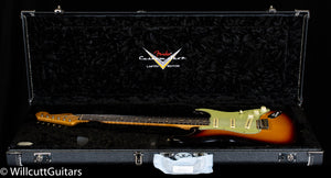 Fender Custom Shop Willcutt True '62 Stratocaster Journeyman Relic 3-Tone Sunburst 60s Oval C (018)