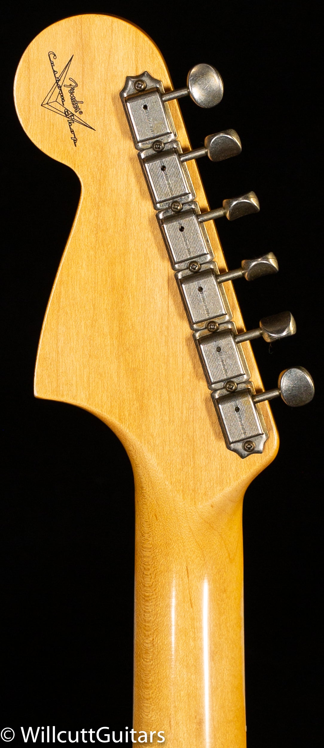 Fender Custom Shop 1962 Jaguar Journeyman Relic Painted Head Cap Daphne Blue (028)