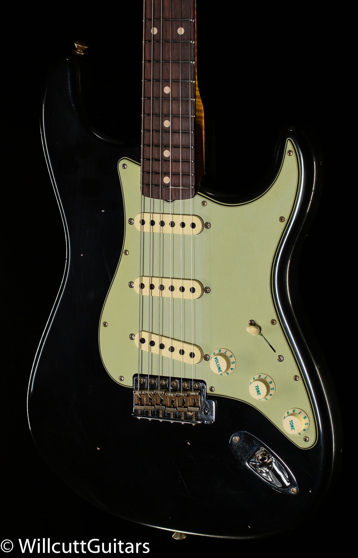 Fender Custom Shop Willcutt True '62 Stratocaster Black '59 C (034)