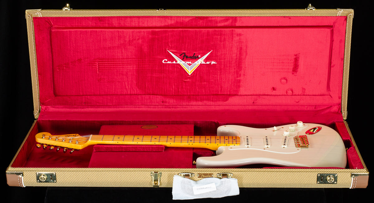 Fender Custom Shop Vintage Custom 1957 Stratocaster NOS Aged White Blonde (305)
