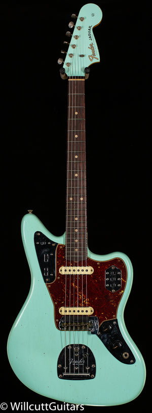 Fender Custom Shop 1962 Jaguar Journeyman Relic Painted Head Cap Surf Green (683)