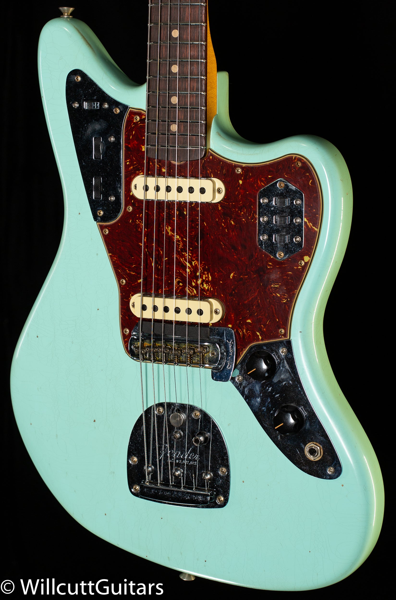 Fender Custom Shop 1962 Jaguar Journeyman Relic Painted Head Cap