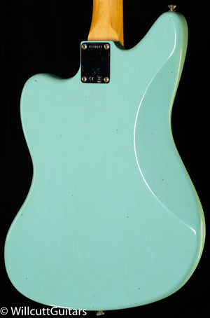 Fender Custom Shop 1962 Jaguar Journeyman Relic Painted Head Cap Surf Green (683)