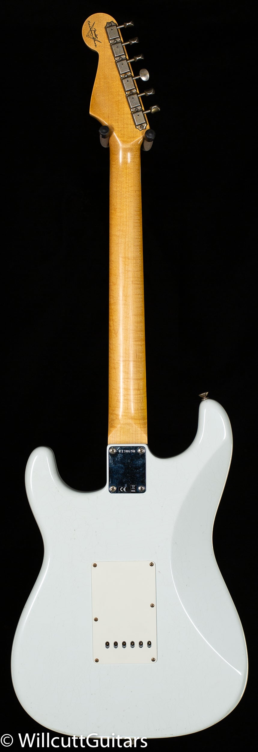Fender Custom Shop Willcutt True '62 Stratocaster Journeyman Relic Olympic White 60s Oval C (690)