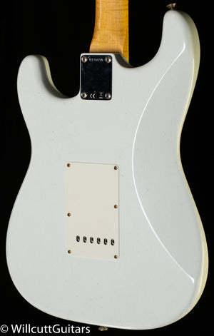Fender Custom Shop Willcutt True '62 Stratocaster Journeyman Relic Olympic White 60s Oval C (690)