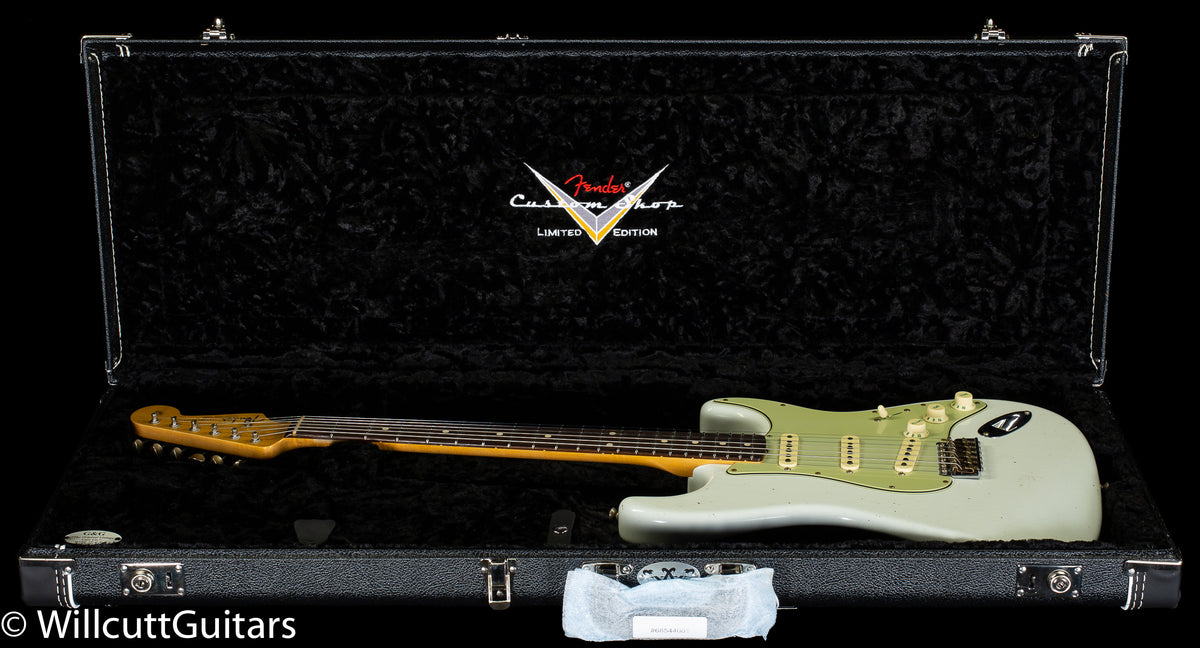 Fender Custom Shop Willcutt True '62 Stratocaster Journeyman Relic Olympic White 60s Oval C (690)