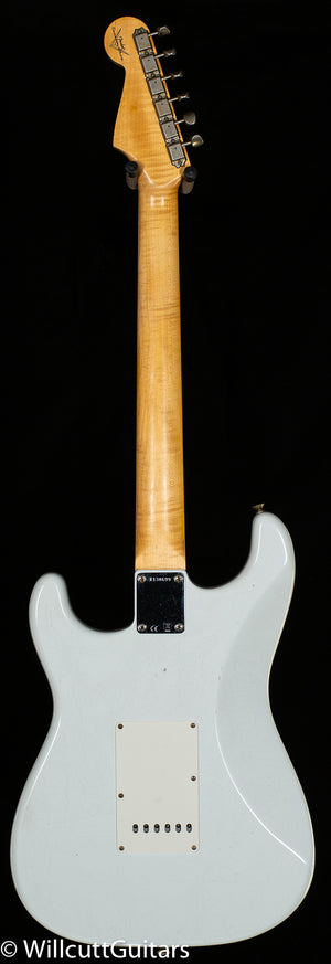 Fender Custom Shop Willcutt True '62 Stratocaster Journeyman Relic Olympic White 60s Oval C (699)