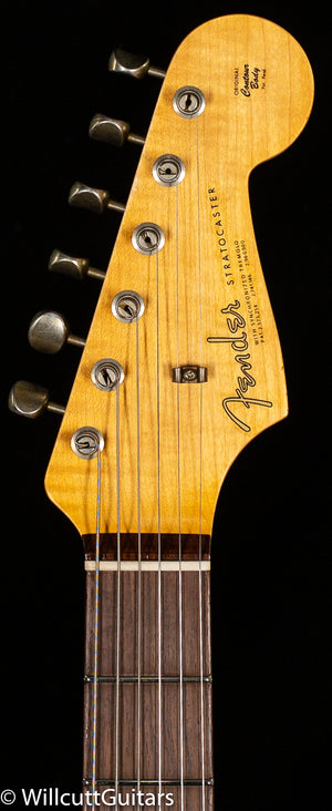 Fender Custom Shop Willcutt True '62 Stratocaster Journeyman Relic Olympic White 60s Oval C (699)