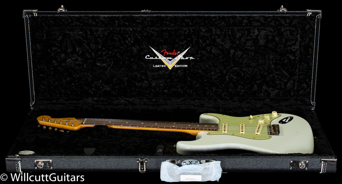 Fender Custom Shop Willcutt True &#39;62 Stratocaster Journeyman Relic Olympic White 60s Oval C (699)