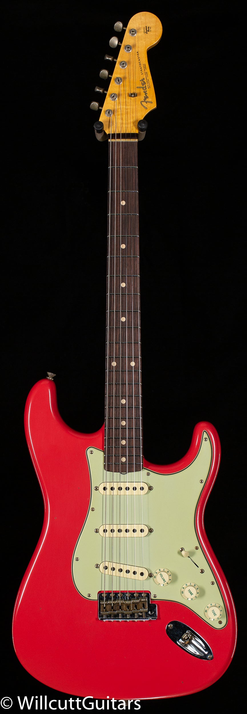 Fender Custom Shop Willcutt True '62 Stratocaster Journeyman Relic Fiesta Red Large C (710)