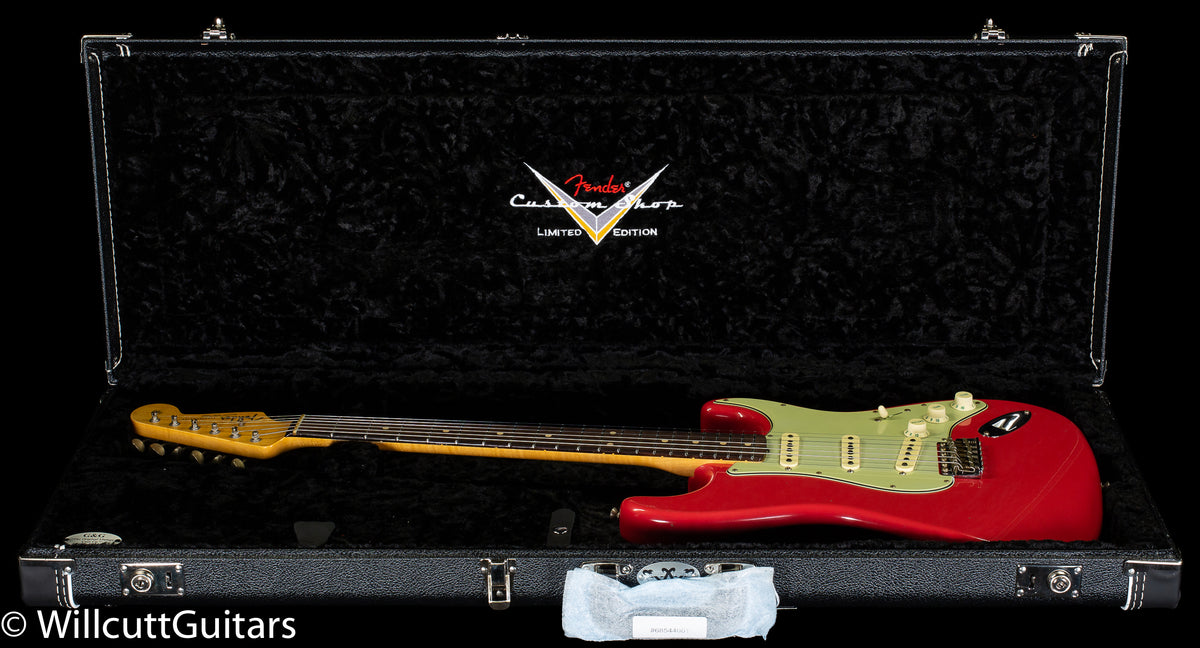 Fender Custom Shop Willcutt True '62 Stratocaster Journeyman Relic Fiesta Red Large C (710)