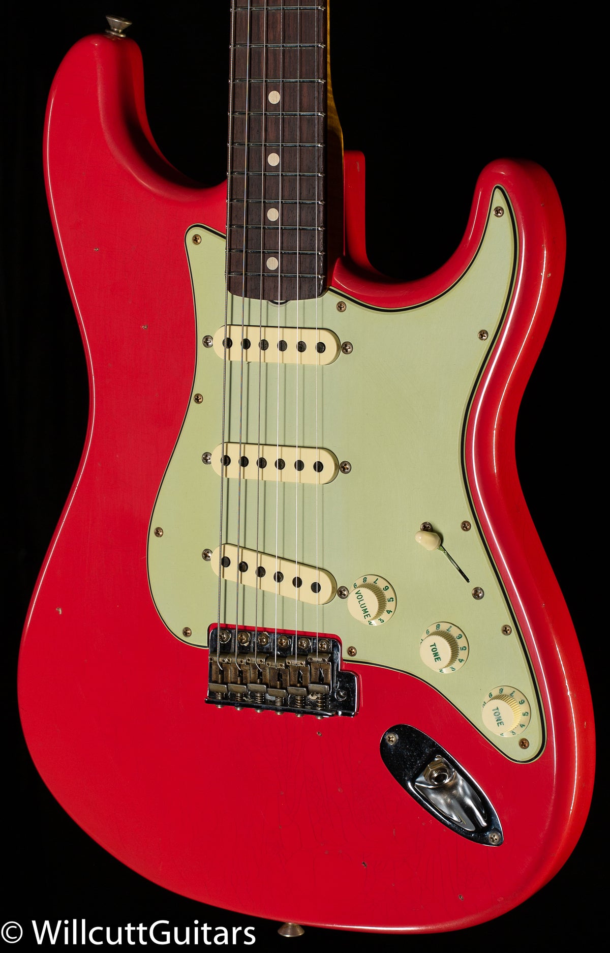 Fender Custom Shop Willcutt True &#39;62 Stratocaster Journeyman Relic Fiesta Red &#39;59 C (728)