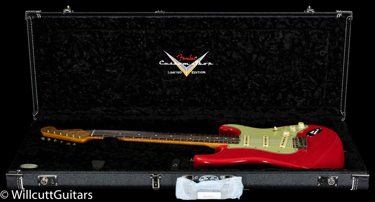 Fender Custom Shop Willcutt True &#39;62 Stratocaster Journeyman Relic Fiesta Red &#39;59 C (728)