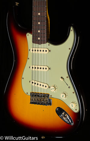 Fender Custom Shop Willcutt True '62 Stratocaster Journeyman Relic 3-Color Sunburst 60 C (735)