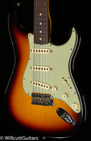 Fender Custom Shop Willcutt True '62 Stratocaster Journeyman Relic 3-Color Sunburst 60 C (761)