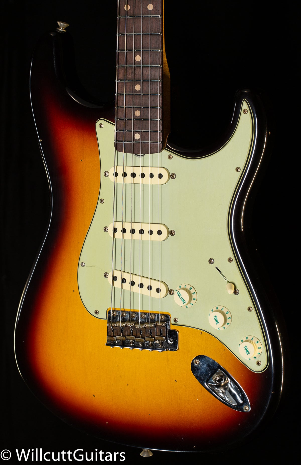 Fender Custom Shop Willcutt True &#39;62 Stratocaster Journeyman Relic 3-Color Sunburst Large C (786)