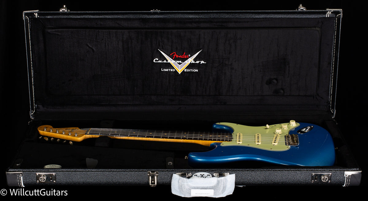 Fender Custom Shop Willcutt True &#39;62 Stratocaster Journeyman Relic Lake Placid Blue 57 V (807)