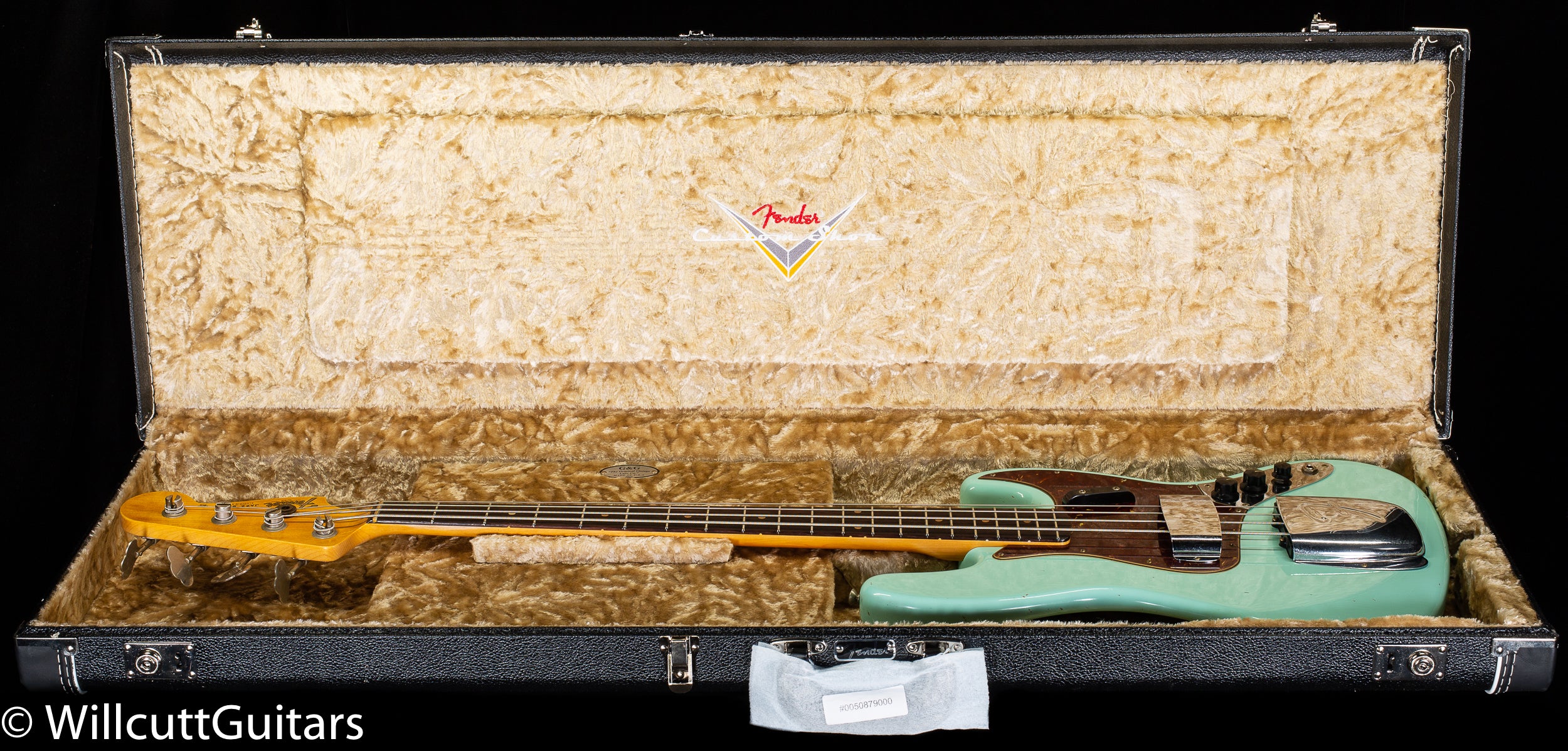 Fender Custom Shop 1964 Jazz Bass Journeyman Relic Surf Green (856) -  Willcutt Guitars