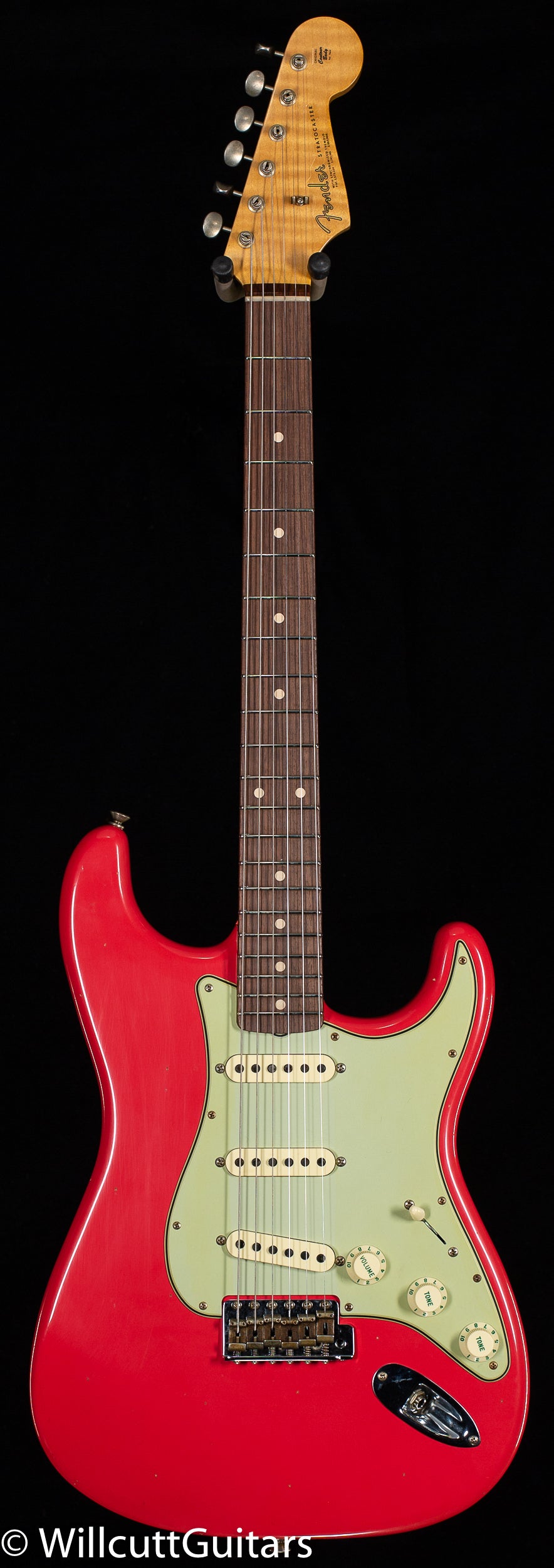 Fender Custom Shop Willcutt True '62 Stratocaster Journeyman Relic Fiesta Red '59 C (870)