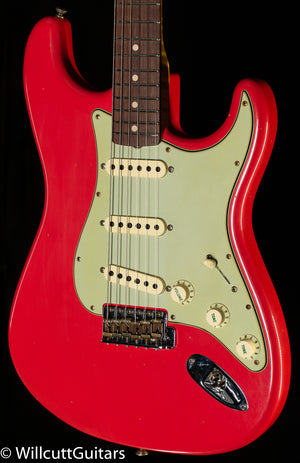 Fender Custom Shop Willcutt True '62 Stratocaster Journeyman Relic Fiesta Red '59 C (870)