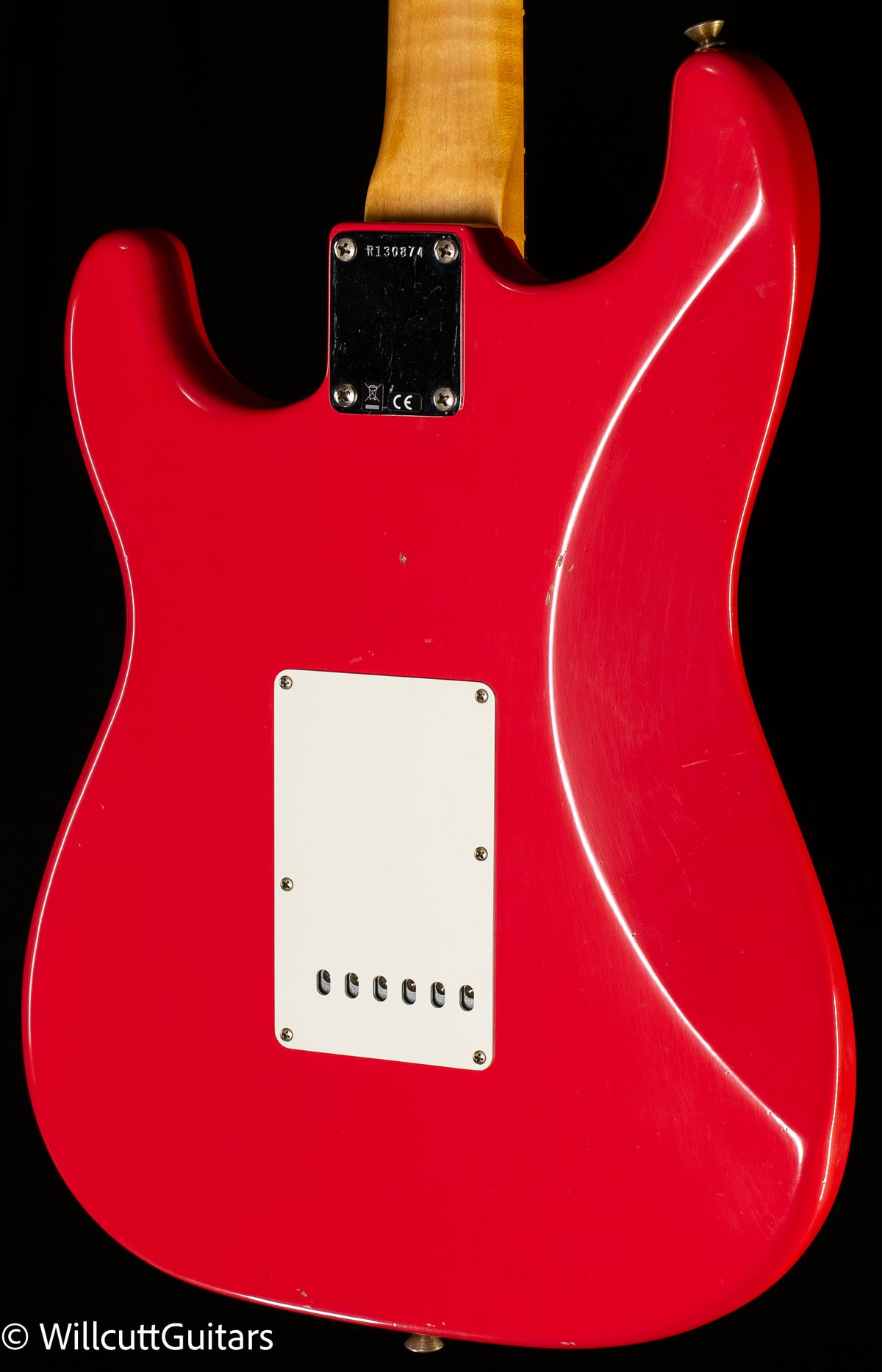 Fender Custom Shop Willcutt True '62 Stratocaster Journeyman Relic Fiesta Red 60s Oval C (874)