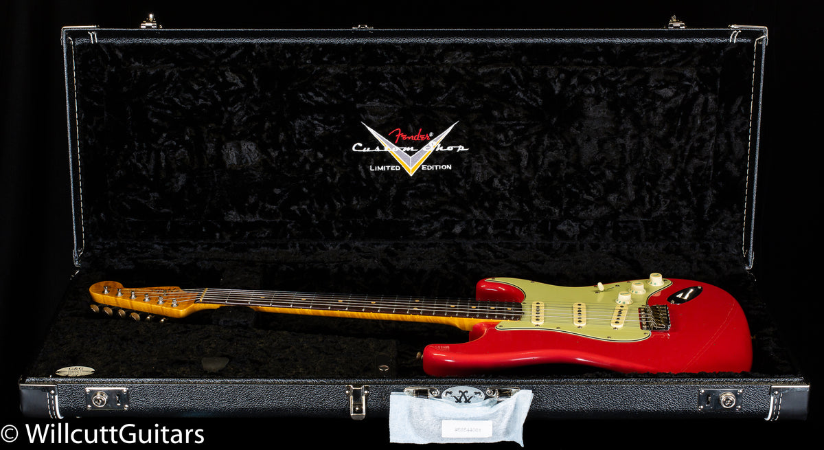 Fender Custom Shop Willcutt True '62 Stratocaster Journeyman Relic Fiesta Red '59 C (879)