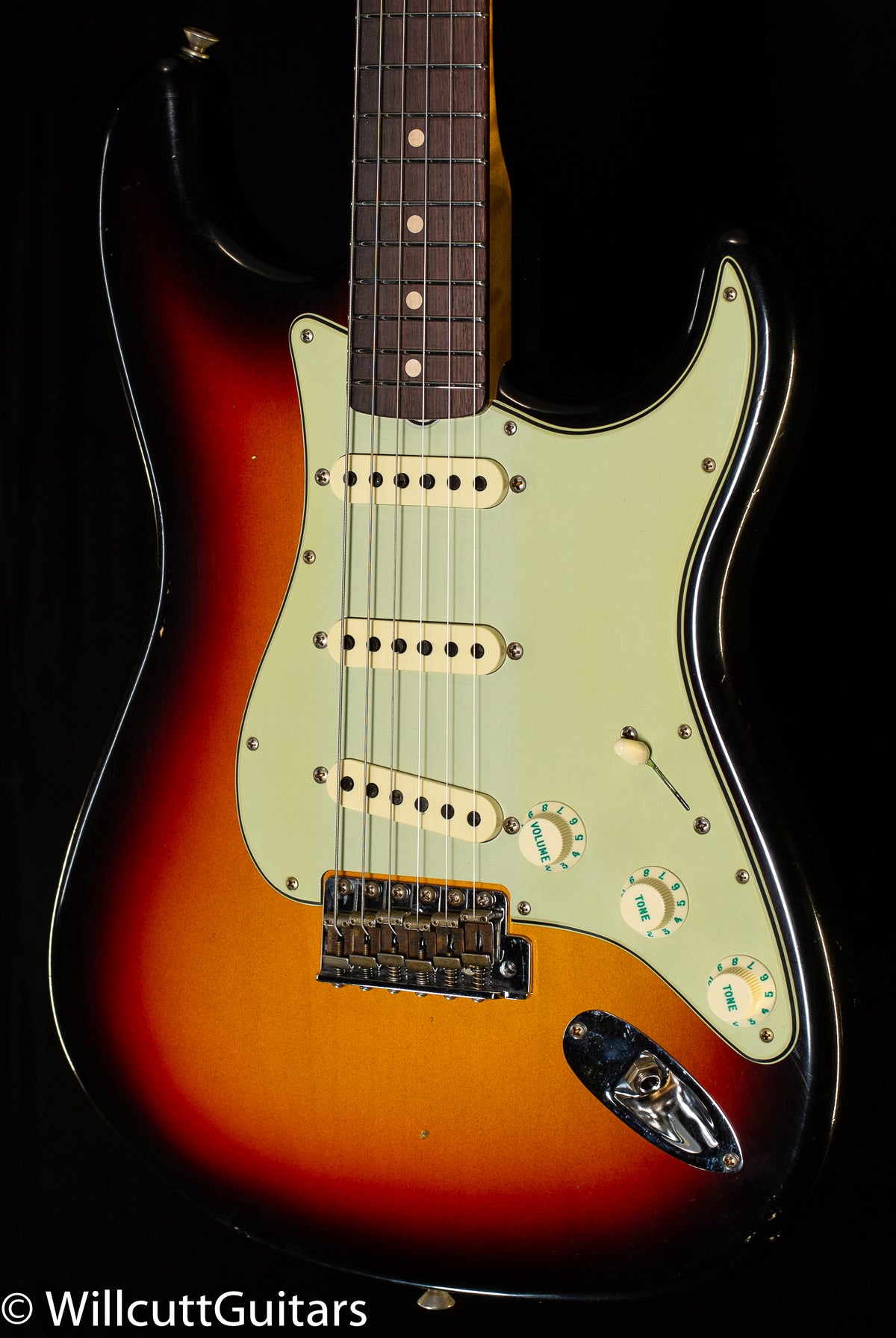 Fender Custom Shop Willcutt True '62 Stratocaster Journeyman Relic 3-Tone Sunburst Large C (897)