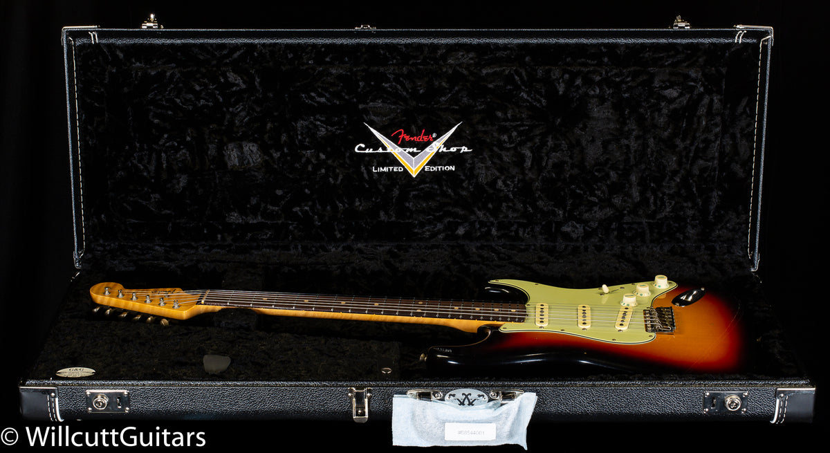 Fender Custom Shop Willcutt True '62 Stratocaster Journeyman Relic 3-Tone Sunburst Large C (897)