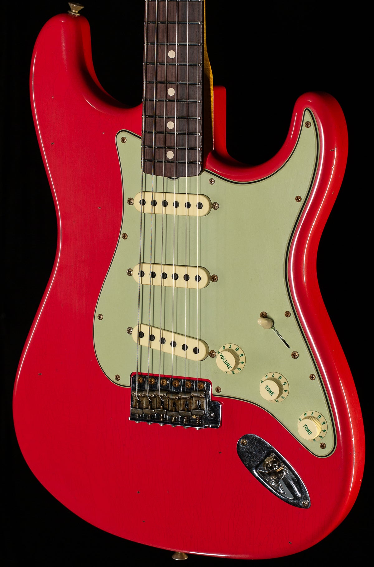 Fender Custom Shop Willcutt True '62 Stratocaster Journeyman Relic Fiesta Red '59 C (903)