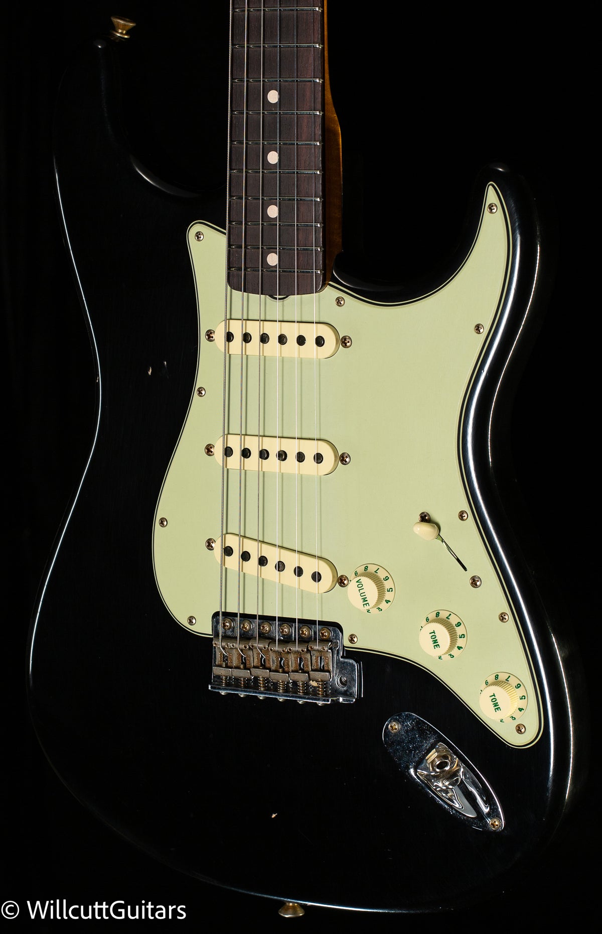 Fender Custom Shop Willcutt True '62 Stratocaster Journeyman Relic Black 59 C (937)