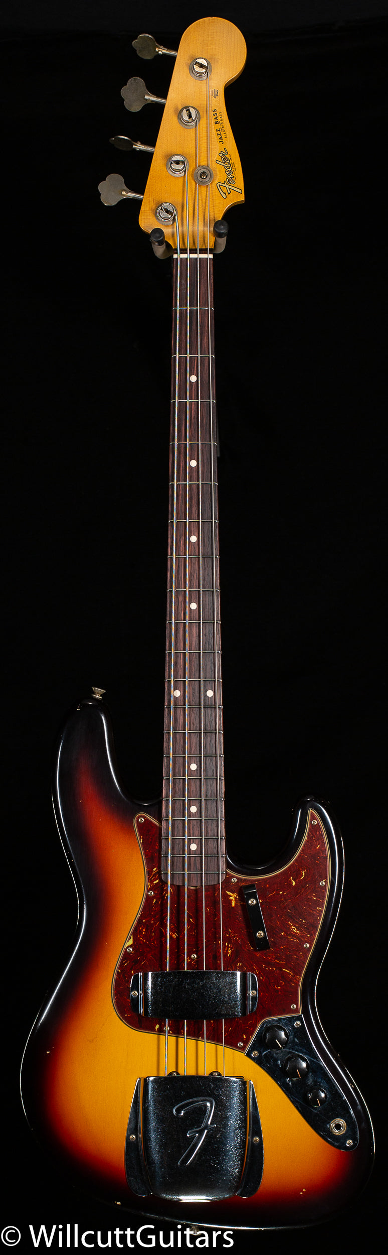 Fender Custom Shop 1964 Jazz Bass Journeyman Relic 3-Tone Sunburst 