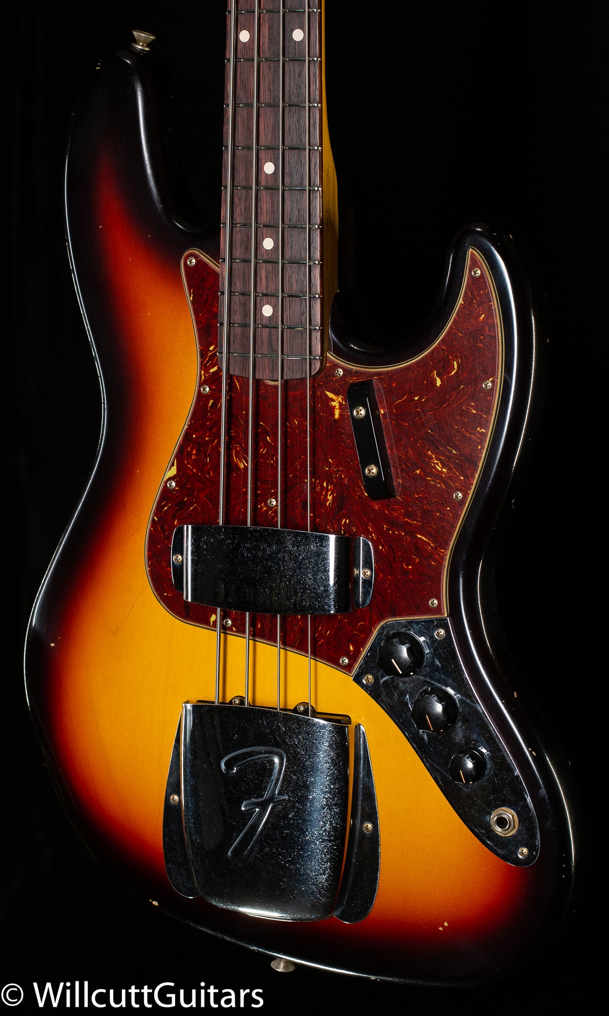 Fender Custom Shop 1964 Jazz Bass Journeyman Relic 3-Tone Sunburst (970)