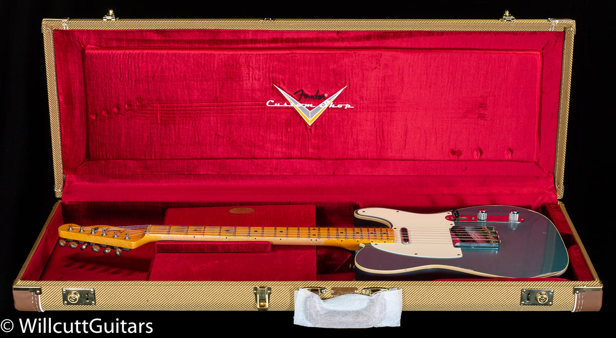 Fender Custom Shop LTD Tomatillo Telecaster Custom Relic Aged Teal Green Metallic (092)