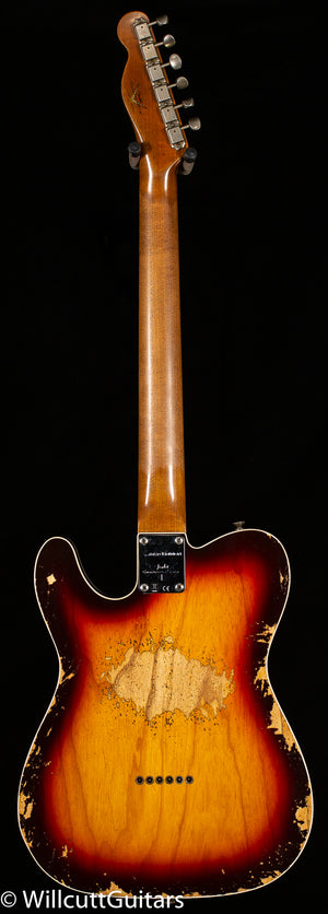 Fender Custom Shop LTD CuNiFe Telecaster Custom Heavy Relic Chocolate 3-Tone Sunburst (113)