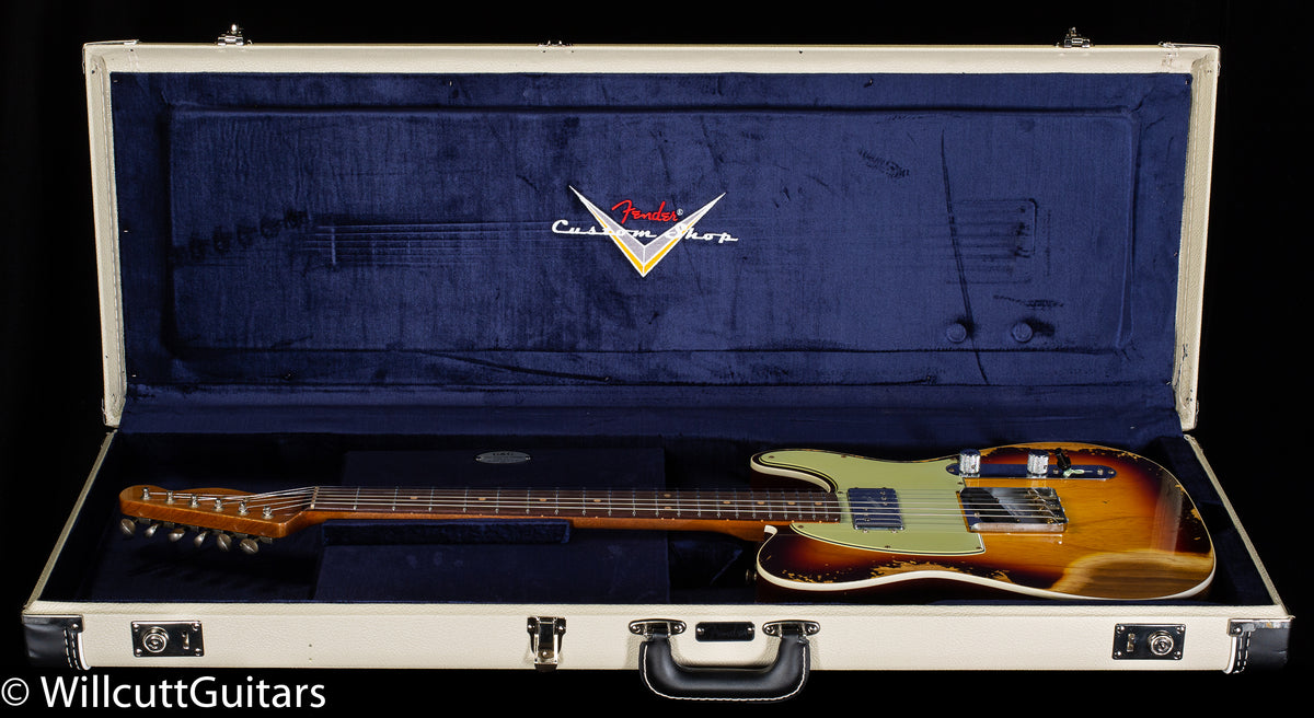 Fender Custom Shop LTD CuNiFe Telecaster Custom Heavy Relic Chocolate 3-Tone Sunburst (113)