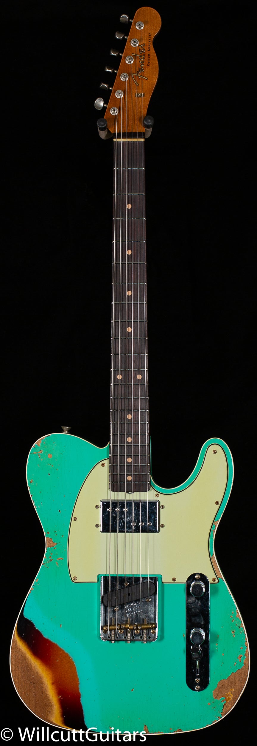 Fender Custom Shop LTD CuNiFe Roasted Telecaster Custom Heavy Relic Ag -  Willcutt Guitars